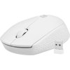 Myš Natec STORK/Kancelářská/Optická/1 600 DPI/Bezdrátová USB/Bílá