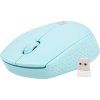Myš Natec STORK/Kancelářská/Optická/1 600 DPI/Bezdrátová USB/Modrá
