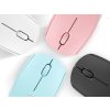 Myš Natec STORK/Kancelářská/Optická/1 600 DPI/Bezdrátová USB/Modrá