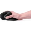Gembird MUSW-ERGO-03/Ergonomická/Optická/Pro praváky/1 600 DPI/Bezdrátová USB/Černá