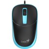 GENIUS DX-123 Ocean Blue/ drátová/ 1200 dpi/ USB/ černomodrá