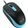 GENIUS DX-123 Ocean Blue/ drátová/ 1200 dpi/ USB/ černomodrá