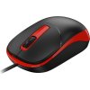 GENIUS DX-123 Sunshine Red/ drátová/ 1200 dpi/ USB/ černočervená