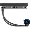 CHIEFTEC Iceberg 240 Dark, 2x120mm, ARGB vodní blok, LGA1851, AM5, černá