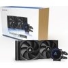 CHIEFTEC Iceberg 240 Dark, 2x120mm, ARGB vodní blok, LGA1851, AM5, černá