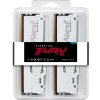 KINGSTON DIMM DDR5 32GB (Kit of 2) 6000MT/s CL30 Non-ECC FURY Beast RGB XMP, Bílá