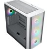Cooler Master MasterBox 600, ATX, Průhledná bočnice, 3x 140mm ARGB Fan, 1x 120mm ARGB Fan, ARGB Hub, Bílá