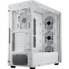 Cooler Master MasterBox 600, ATX, Průhledná bočnice, 3x 140mm ARGB Fan, 1x 120mm ARGB Fan, ARGB Hub, Bílá