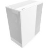 NZXT H7 Flow RGB edition / ATX / 3x 140 mm fan / USB-C / 2x USB / prosklená bočnice / mesh panel / RGB / bílá