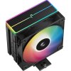 DEEPCOOL chladič AG400 ARGB V2 / 120mm fan ARGB / 4x heatpipes / PWM / pro Intel i AMD / černý