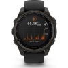 Garmin - fenix 8 Solar Sapphire - 47 mm - Carbon Gray DLC Titanium with Black | Pebble Gray Silicone Band, EU