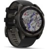 Garmin - fenix 8 Solar Sapphire - 47 mm - Carbon Gray DLC Titanium with Black | Pebble Gray Silicone Band, EU