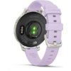 Garmin Lily 2 Active Silver Purple Jasmine silicon band, EU