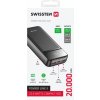 Swissten Power bank 20000 mAh POWER LINE II - černá