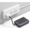 Swissten Power bank 20000 mAh 45W s integrovaným kabelem USB-C / šedá