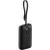Swissten Power bank VOLTBOX 35W 10000 mAh s integrovanými kabely - USB-C, A, Lightning / černá