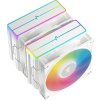 DEEPCOOL AG620 WH ARGB V2 / 2x 120mm fan / 6x heatpipes / PWM / pro Intel i AMD / bílý