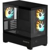 GIGABYTE GB-C201P, Mid tower, 2xUSB 3.0, 3x 120mm ARGB Fan, černá