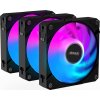 GIGABYTE ventilátor AORUS EZ CHAIN FAN 3-PACK, 3x120mm, černá