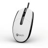 C-TECH Myš WM-10, černo/bílá, USB