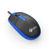 C-TECH Myš WM-10, černo/modrá, USB
