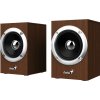 GENIUS repro SP-HF280, 2.0, 6W, dřevěné, hnědé
