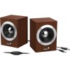 GENIUS repro SP-HF280, 2.0, 6W, dřevěné, hnědé