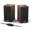 GENIUS repro SP-HF180, 2.0, 6W, dřevěné, hnědé