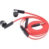 GEMBIRD sluchátka s mikrofonem MHS-EP-OPO pro MP3, plochý kabel, černá