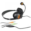 NATEC headphones Drone USB with microphone black