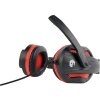 GEMBIRD sluchátka s mikrofonem GHS-03, gaming, černo-červená