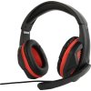 GEMBIRD sluchátka s mikrofonem GHS-03, gaming, černo-červená