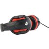 GEMBIRD sluchátka s mikrofonem GHS-03, gaming, černo-červená