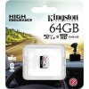 Kingston MicroSDXC karta 64GB microSD XC High Endurance, 95R Class 10 UHS-I U1