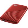 SanDisk WD My Passport SSD externí 500GB , USB-C 3.2 ,1050/1000MB/s R/W PC & Mac ,Red