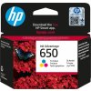 HP 650 Tri-color Ink Cart, 5 ml, CZ102AE (200 pages)