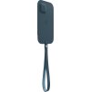 Apple iPhone 12 Pro Max Leather Sleeve with MagSafe - Baltic Blue