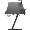 Genesis Holm 510 RGB - herní stůl s RGB podsvícením, 160x75cm, 3xUSB 3.0, bezdrátová nabíječka