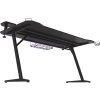 Genesis Holm 510 RGB - herní stůl s RGB podsvícením, 160x75cm, 3xUSB 3.0, bezdrátová nabíječka