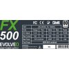 EVOLVEO FX 500 , zdroj 500W ATX, 14cm, tichý, 80+, bulk