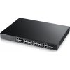 Zyxel GS1920-24HPv2 28-port Gigabit WebManaged PoE Switch, 24x gigabit RJ45, 4x gigabit RJ45/SFP, 802.3at, 375W pro PoE