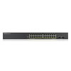 Zyxel GS1900-24HP v2 26-port Gigabit Web Smart PoE Switch, 24x gigabit RJ45, 2x SFP, PoE budget 170W