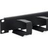 TRITON 19" vyvazovací panel 1U, 6x vyvazovací haček 70x27 mm, černá