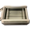 Datacom 10" rack, 6U/140mm, sklenené dvere, šedý