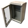 Datacom 10" rack, 12U/280mm, sklenené dvere, šedý