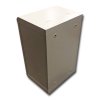 Datacom 10" rack, 12U/280mm, sklenené dvere, šedý