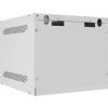 Lanberg 10" Rack, 4U/310mm, sklenené dvere, šedý