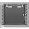 Lanberg 10" Rack, 4U/310mm, sklenené dvere, šedý
