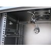 Datacom 19" rack, 9U/450mm, sklenené dvere, čierny