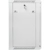 Lanberg 19" Rack, 15U/450mm, sklenené dvere, šedý